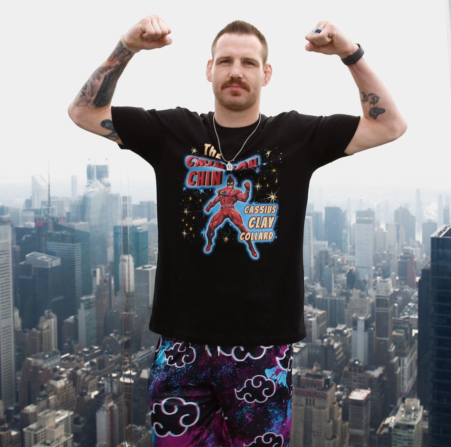 Cassius Clay Collard The Crimson Chin T-Shirt - southspace