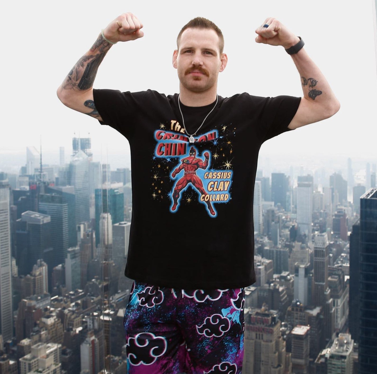 Cassius Clay Collard The Crimson Chin T-Shirt - southspace