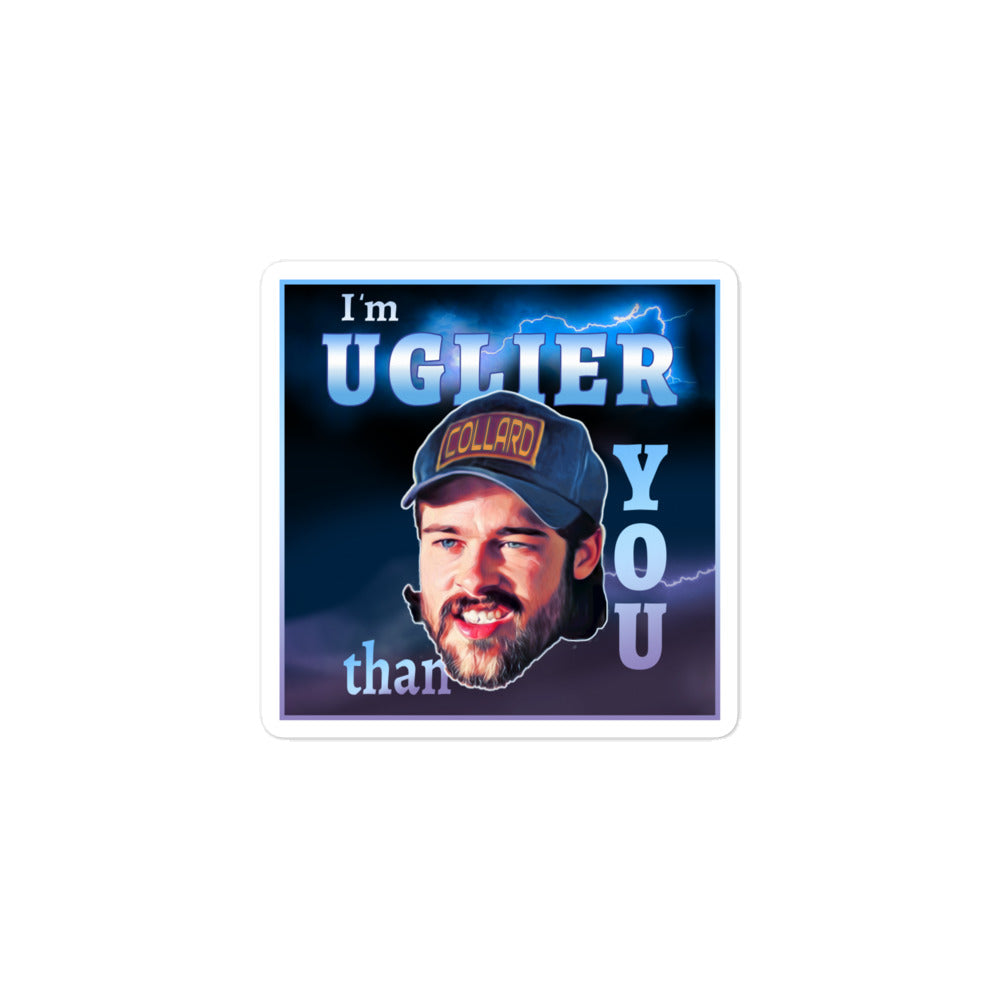Cassius Clay Collard "I'm Uglier than You" Sticker - southspace