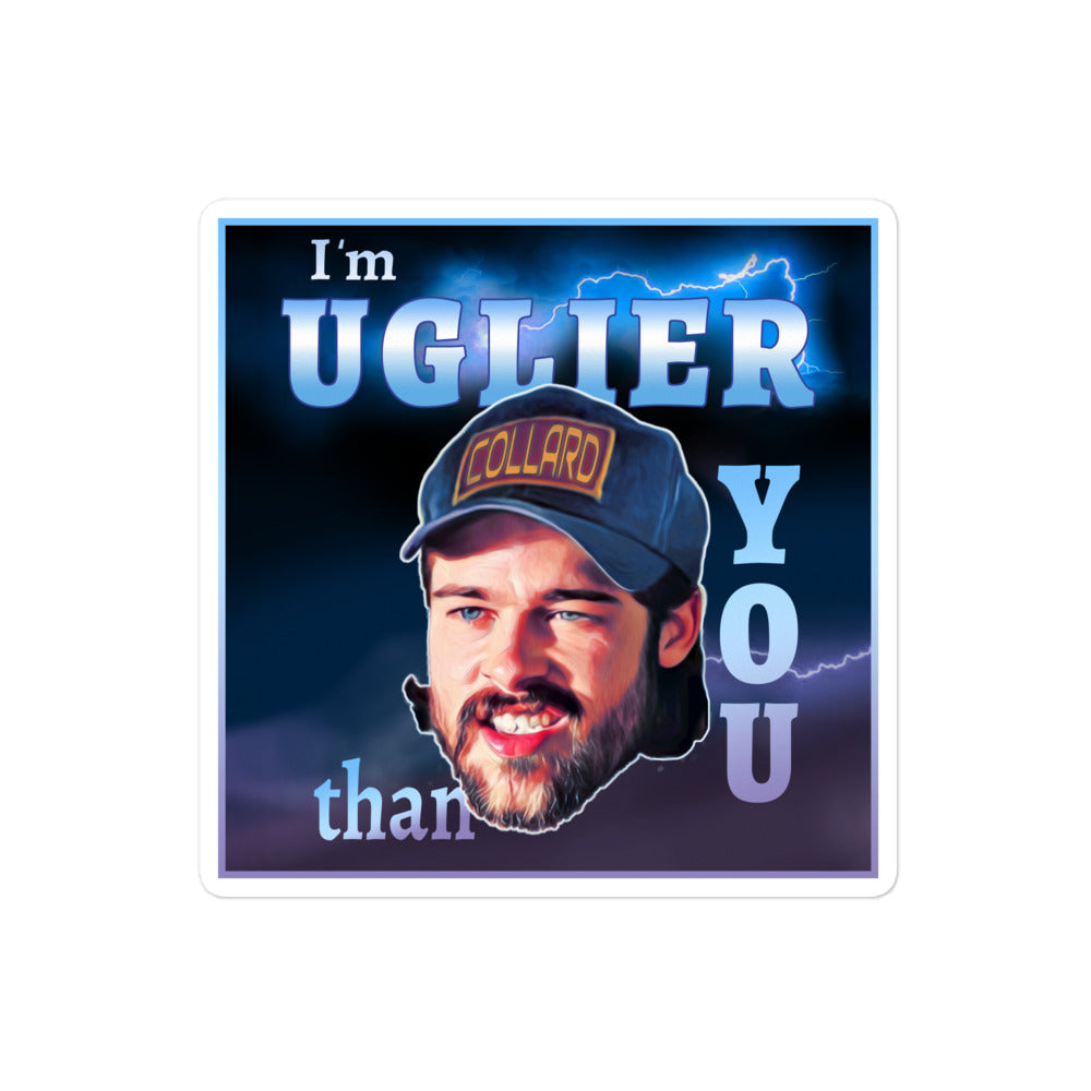 Cassius Clay Collard "I'm Uglier than You" Sticker - southspace