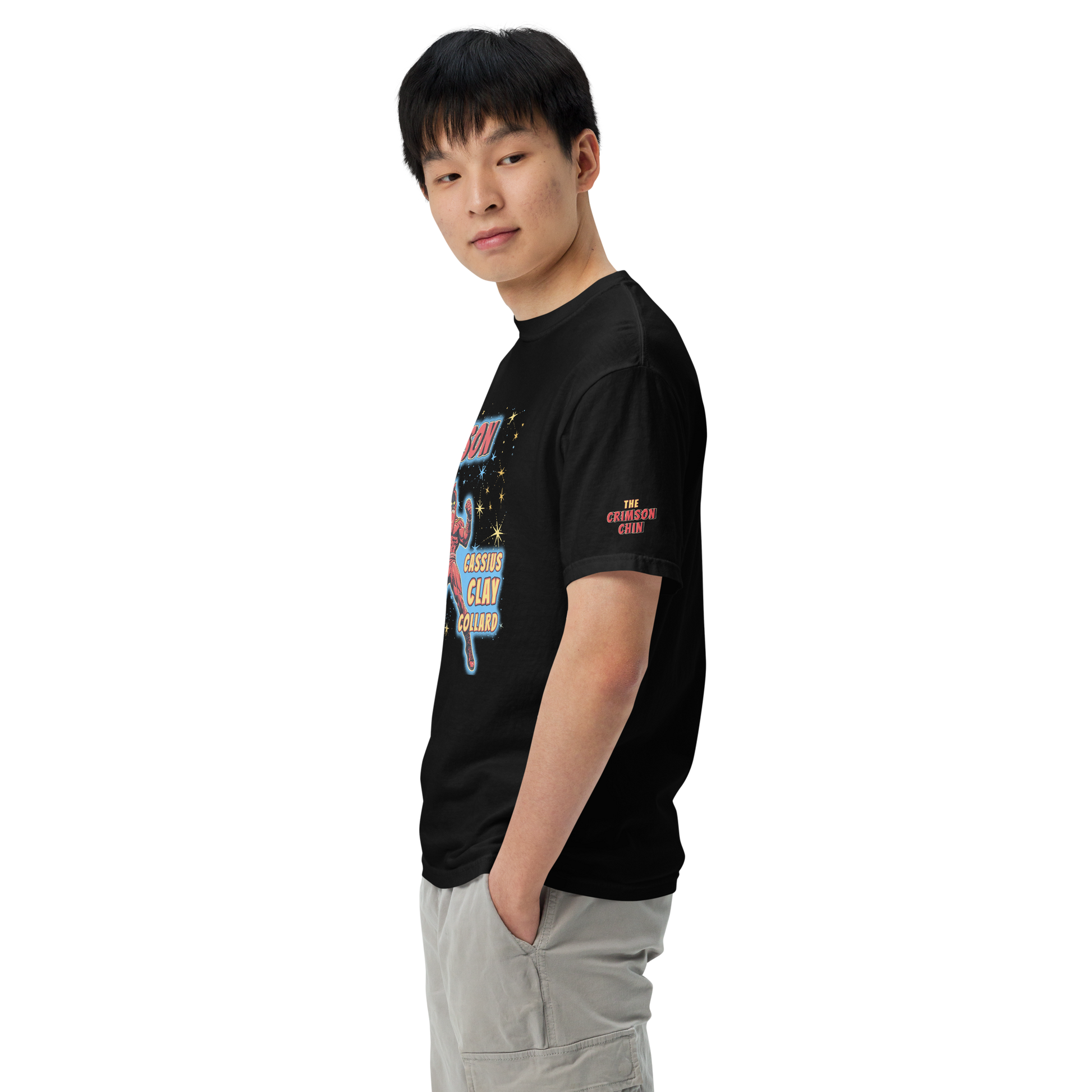 Cassius Clay Collard The Crimson Chin T-Shirt - southspace