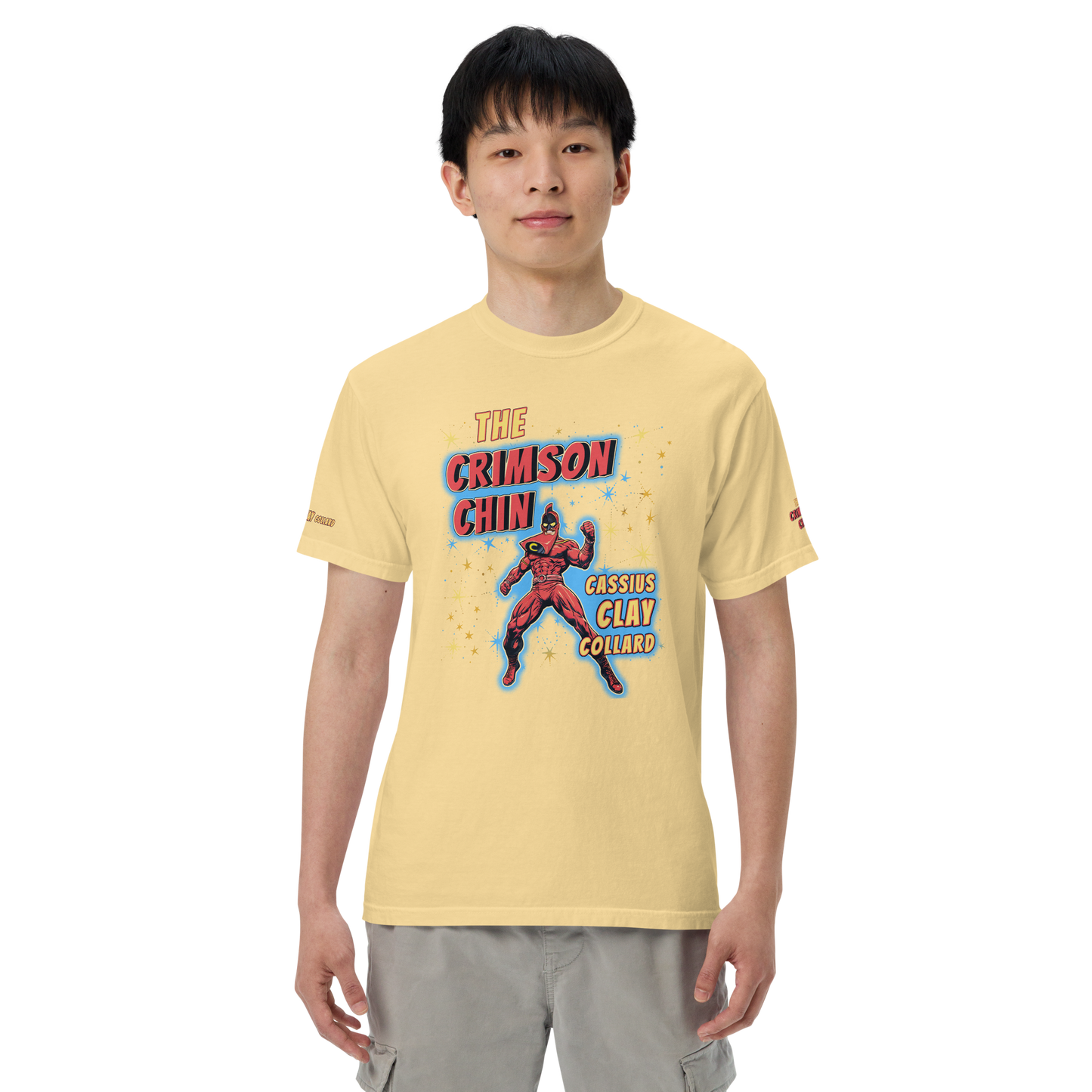 Cassius Clay Collard The Crimson Chin T-Shirt - southspace