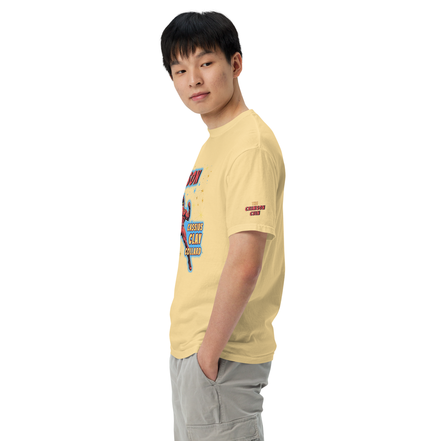 Cassius Clay Collard The Crimson Chin T-Shirt - southspace