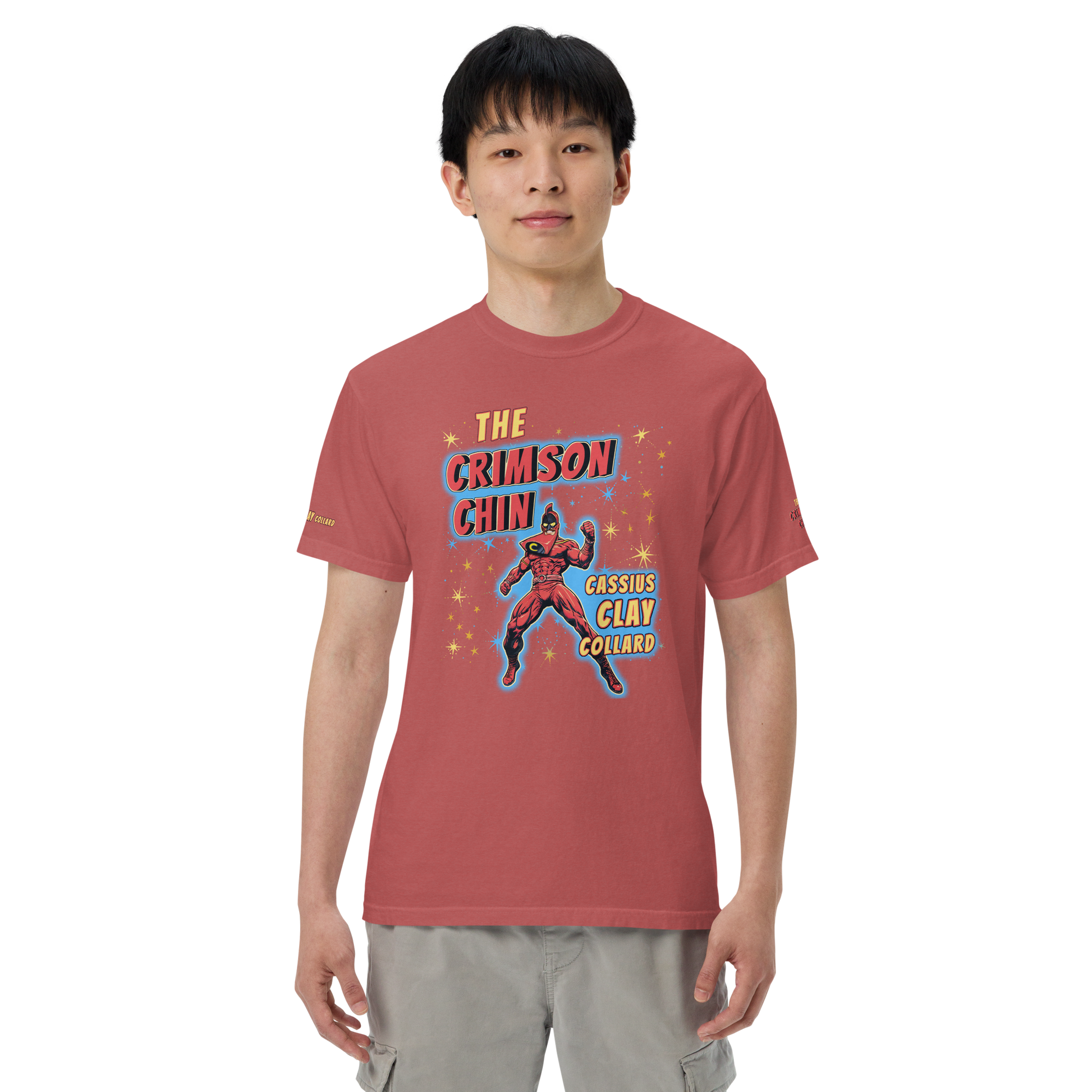 Cassius Clay Collard The Crimson Chin T-Shirt - southspace