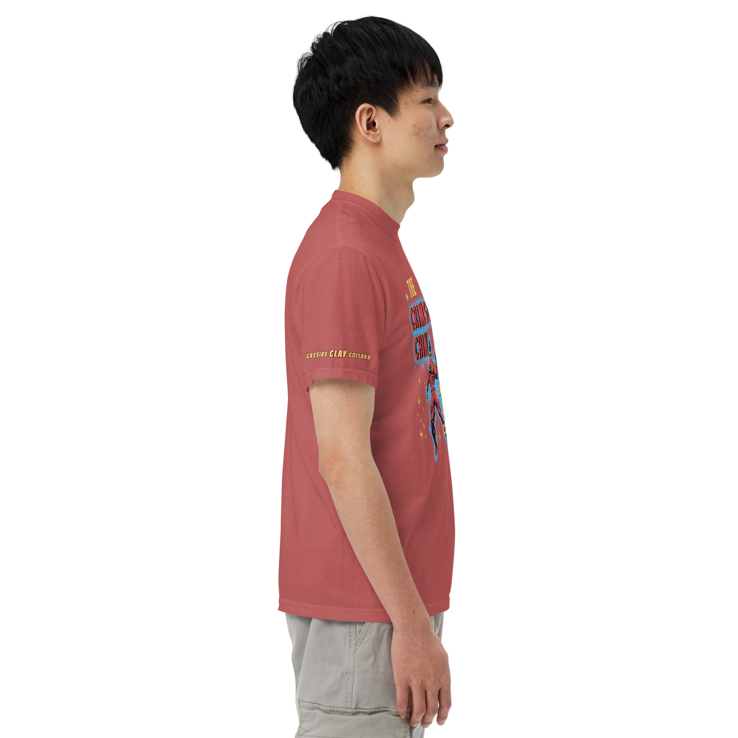 Cassius Clay Collard The Crimson Chin T-Shirt - southspace