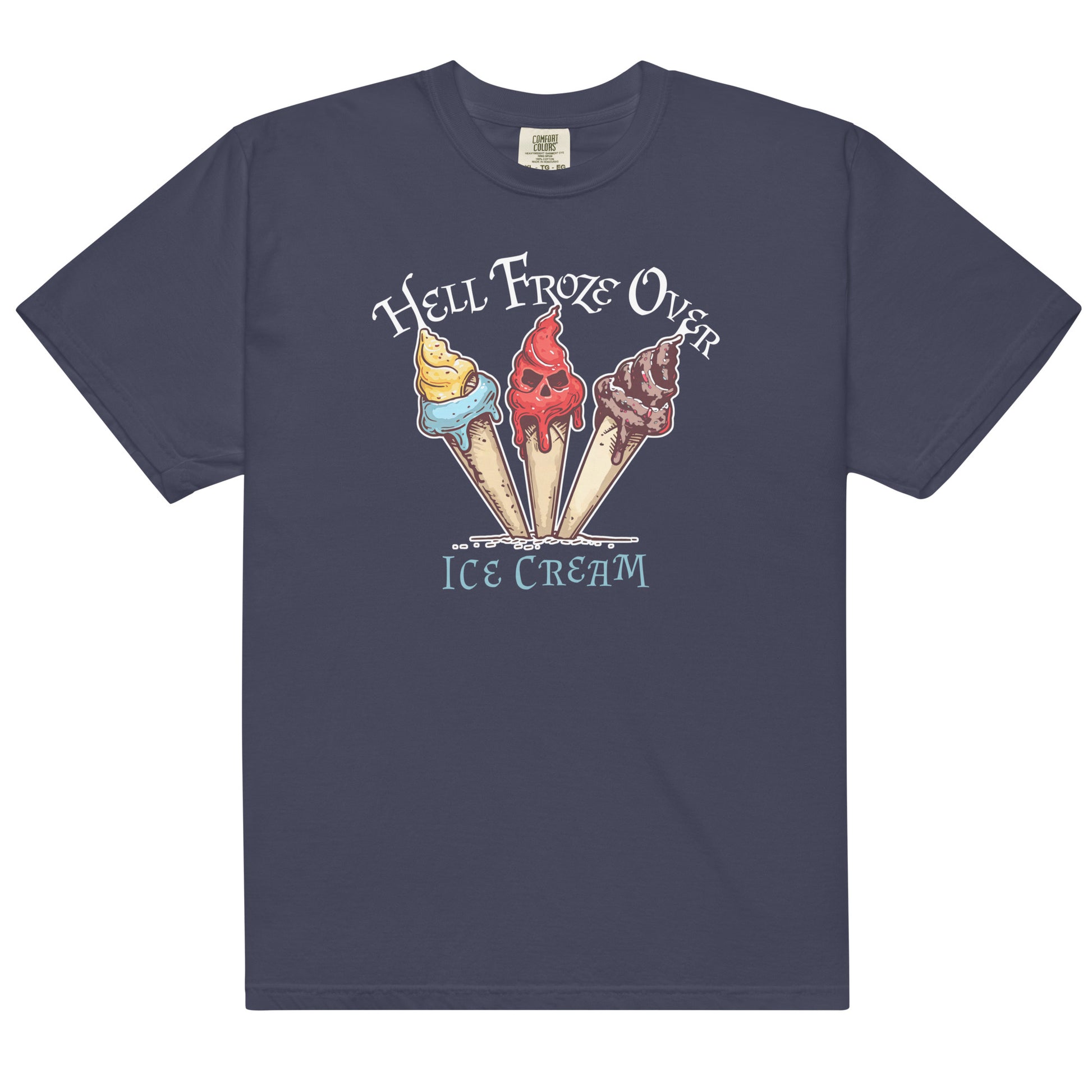 Hell froze over ice cream shirt - southspace