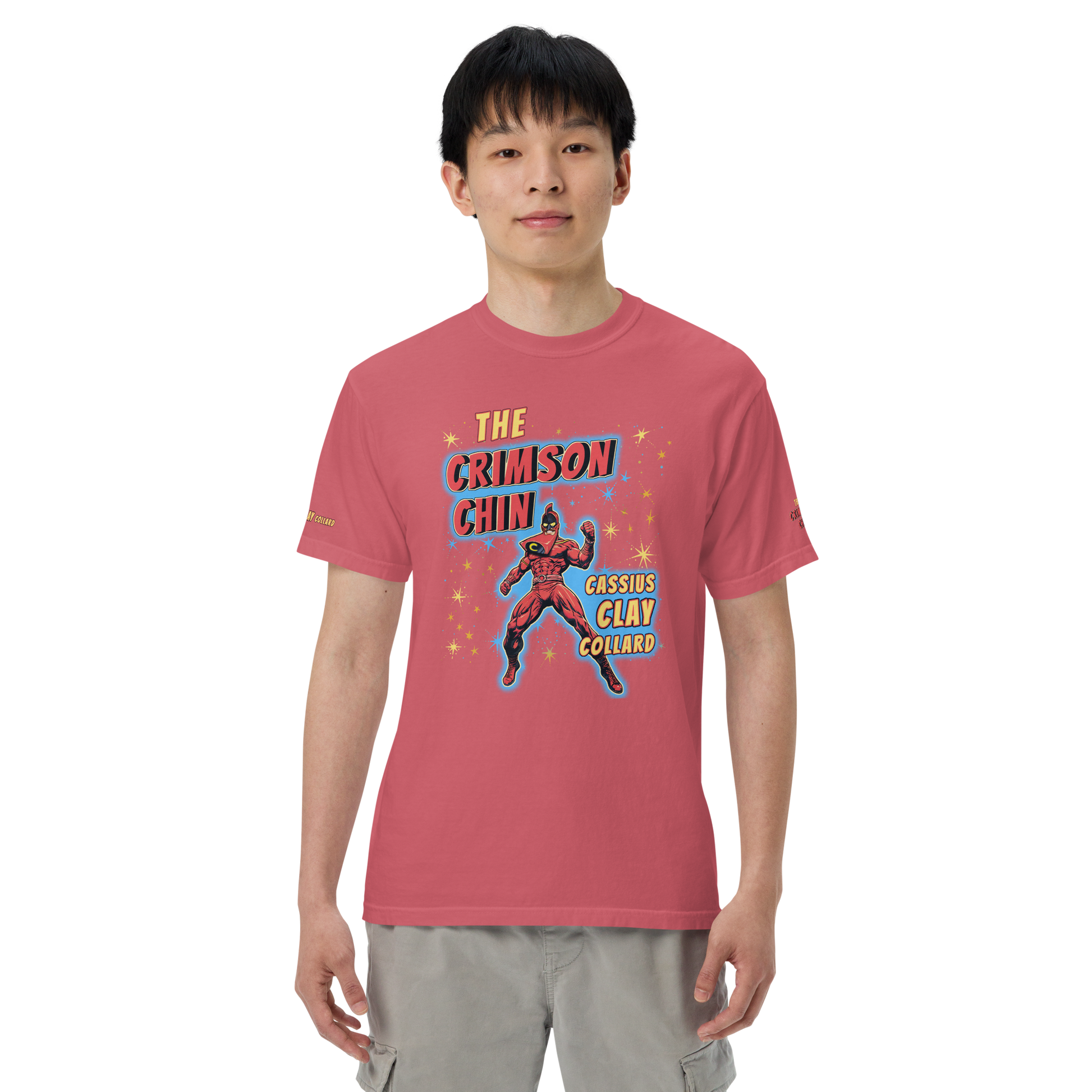 Cassius Clay Collard The Crimson Chin T-Shirt - southspace