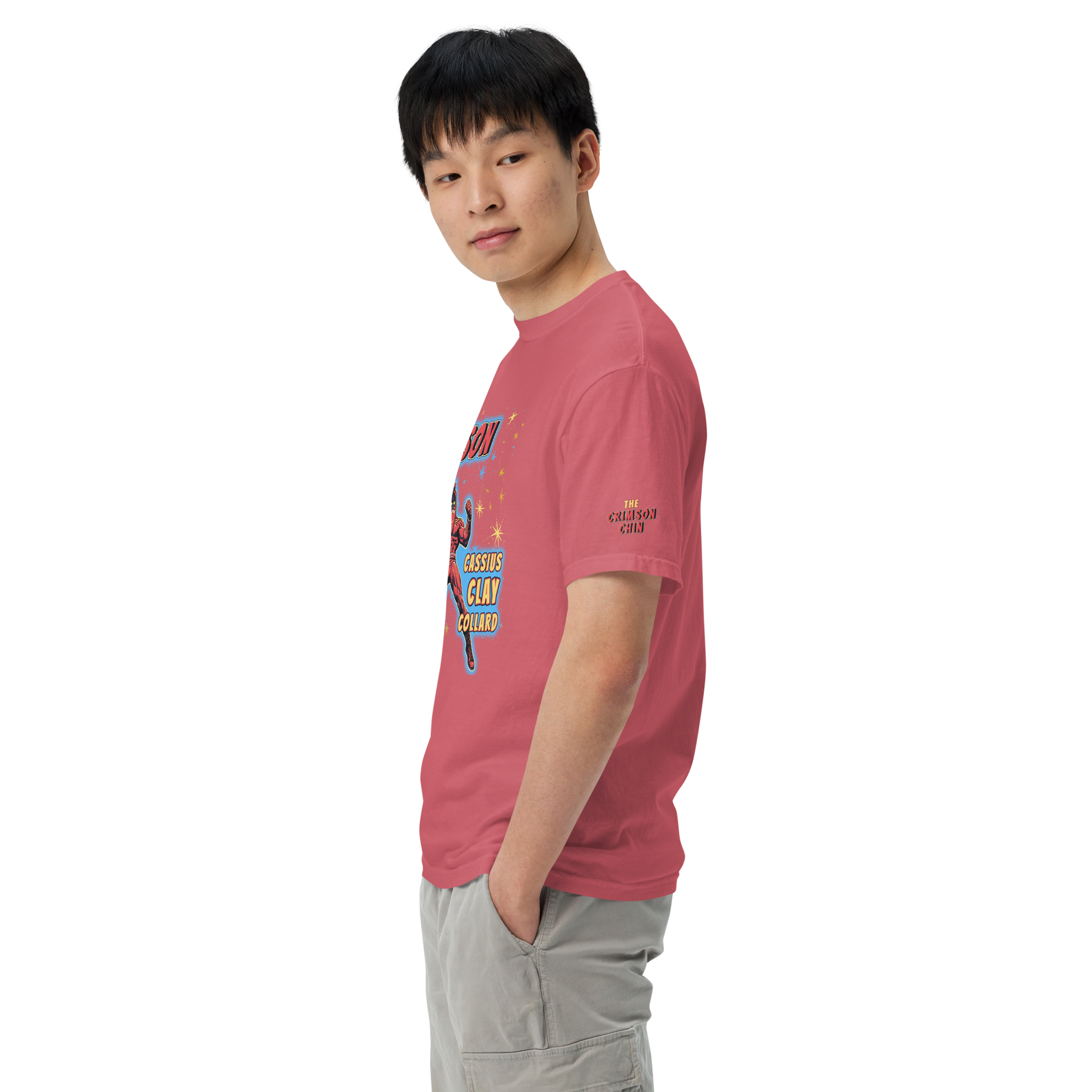 Cassius Clay Collard The Crimson Chin T-Shirt - southspace