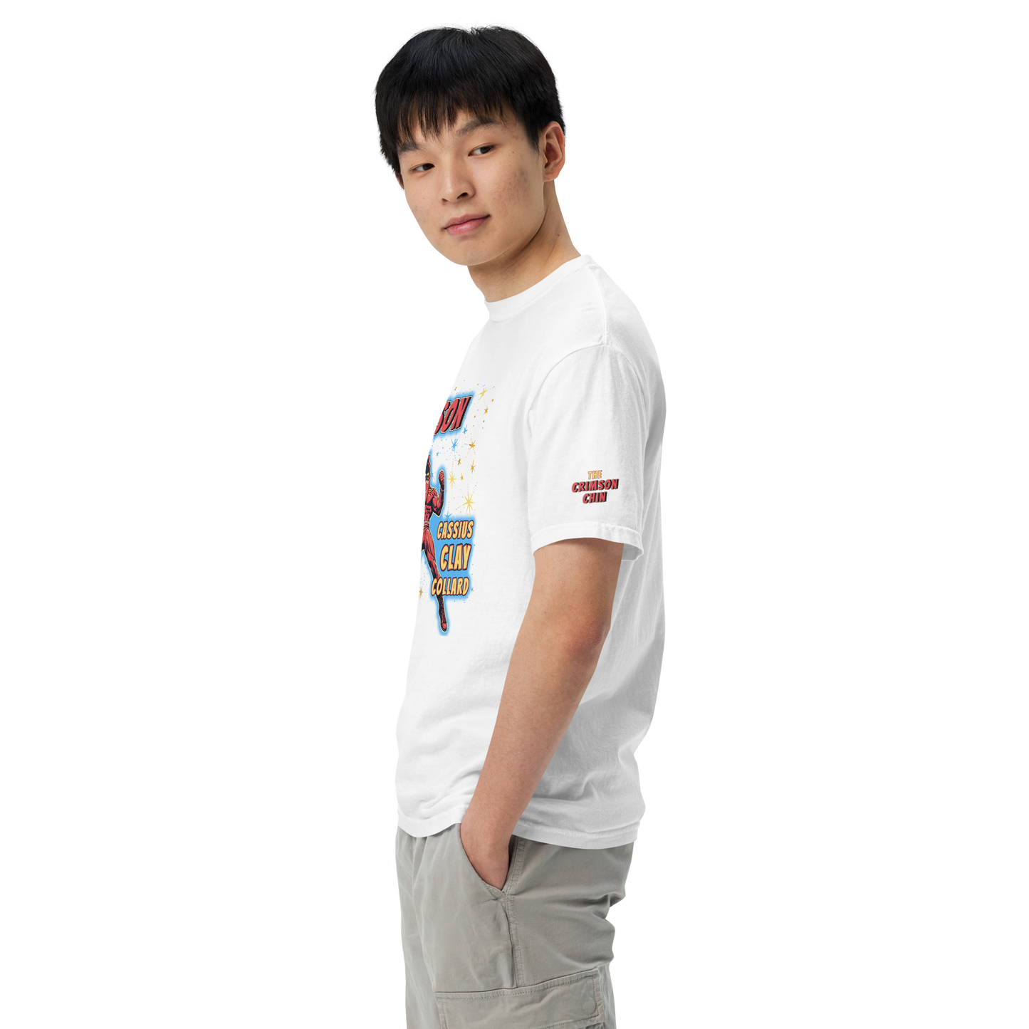 Cassius Clay Collard The Crimson Chin T-Shirt - southspace