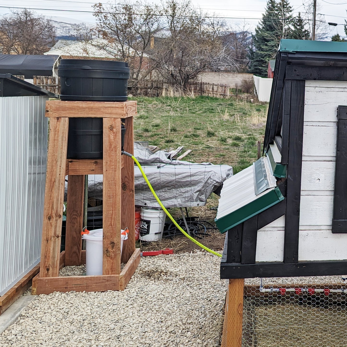 Shed & Dipity "Water Shed" Garden & Animal Water Tower - southspace