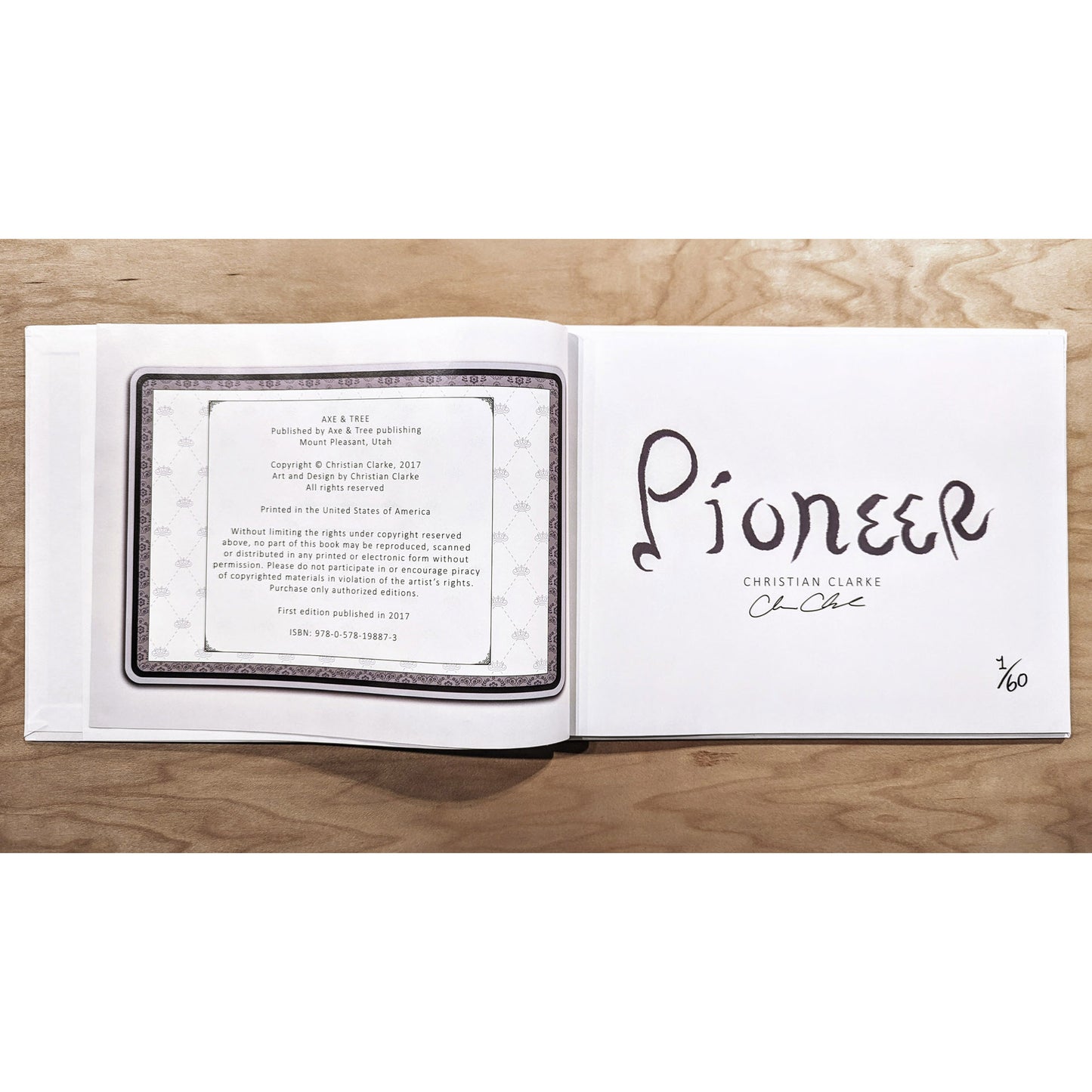 Pioneer, a book by Christian Clarke - southspace