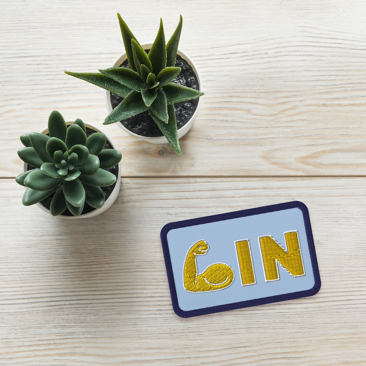 Flex-in STRONG-IN embroidered patch - southspace