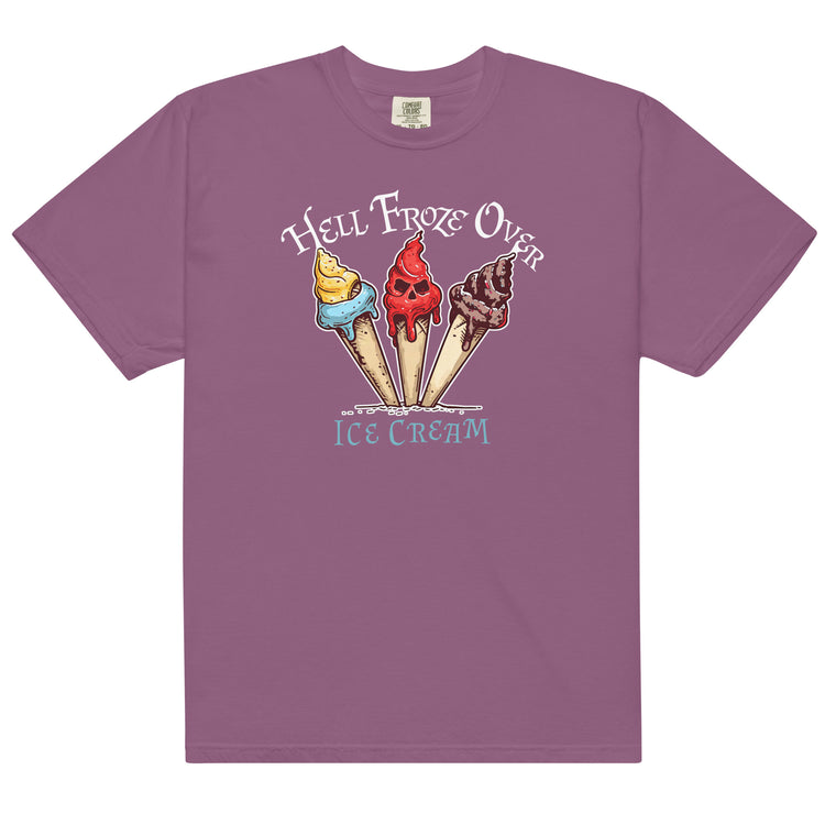 Hell froze over ice cream shirt - southspace