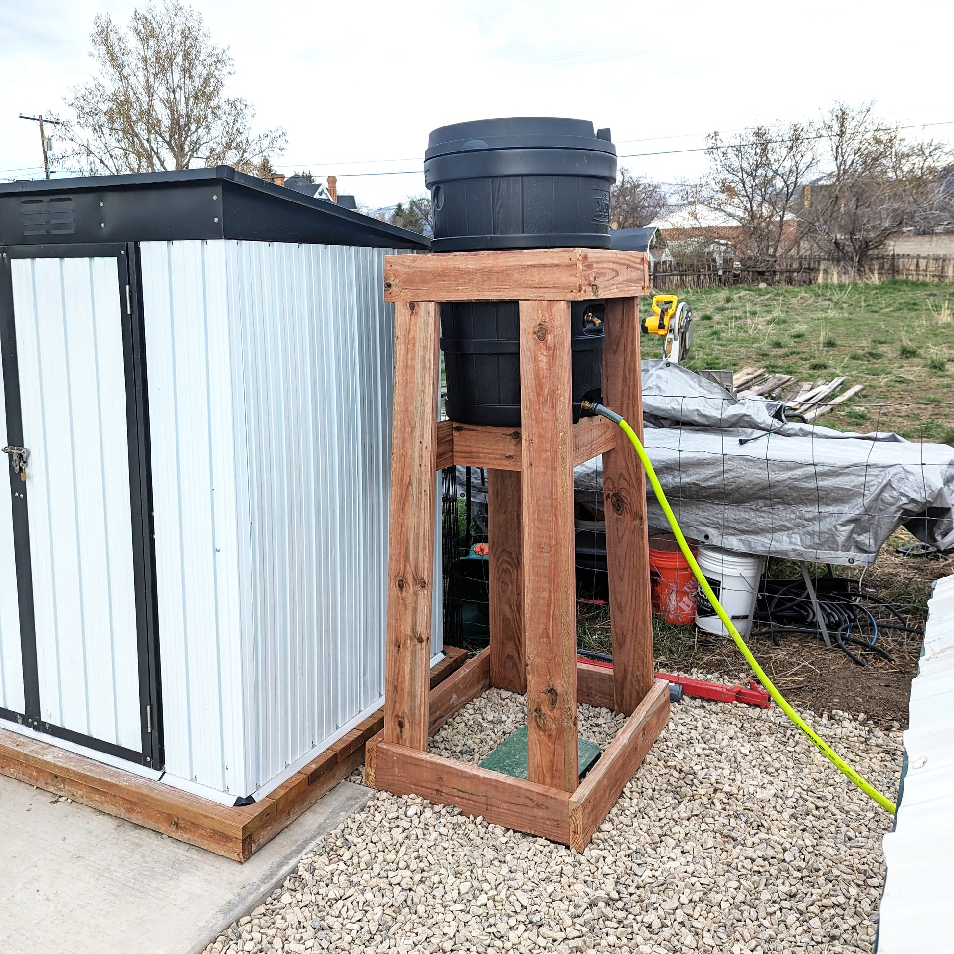 Shed & Dipity "Water Shed" Garden & Animal Water Tower - southspace