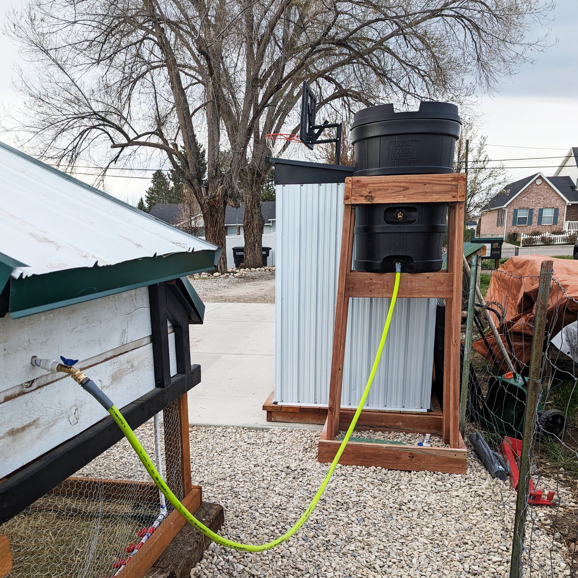 Shed & Dipity "Water Shed" Garden & Animal Water Tower - southspace